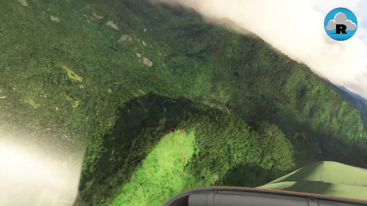 O PC6 pousa em qualquer lugar onse seja necessária sua ação, desta vez na selva.