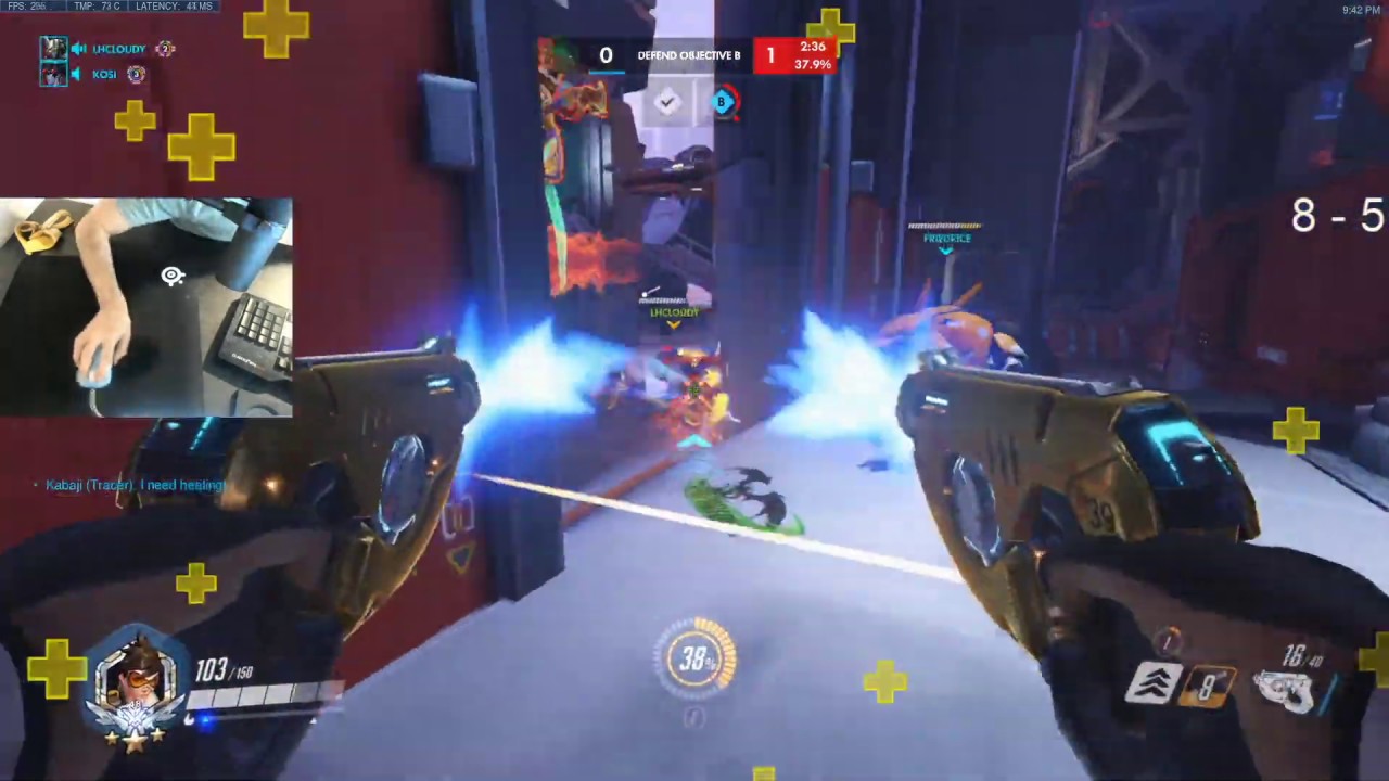 TRACER GOD - KABAJI SHOWING HIS TRACKING SKILLS! [ OVERWATCH SEASON 21 TOP 500 ]