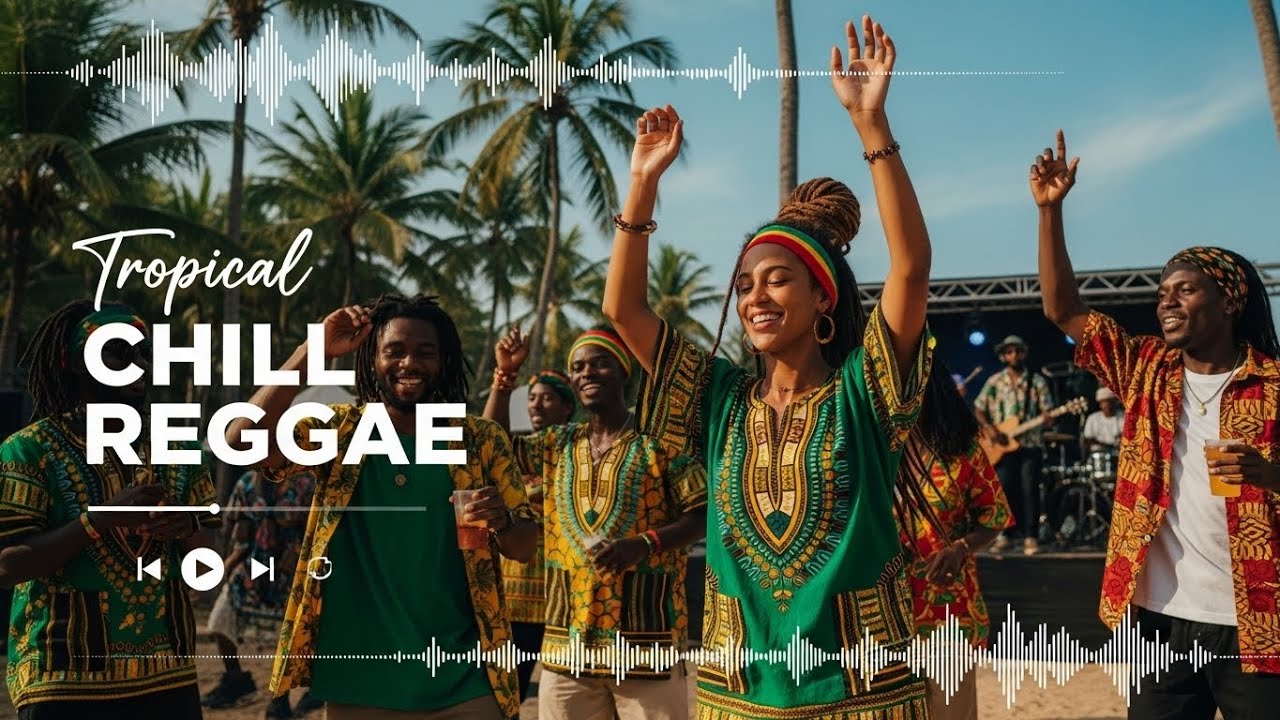 Reggae Island Mix 🌊 Feel Good Tropical Vibes to Relax & Work