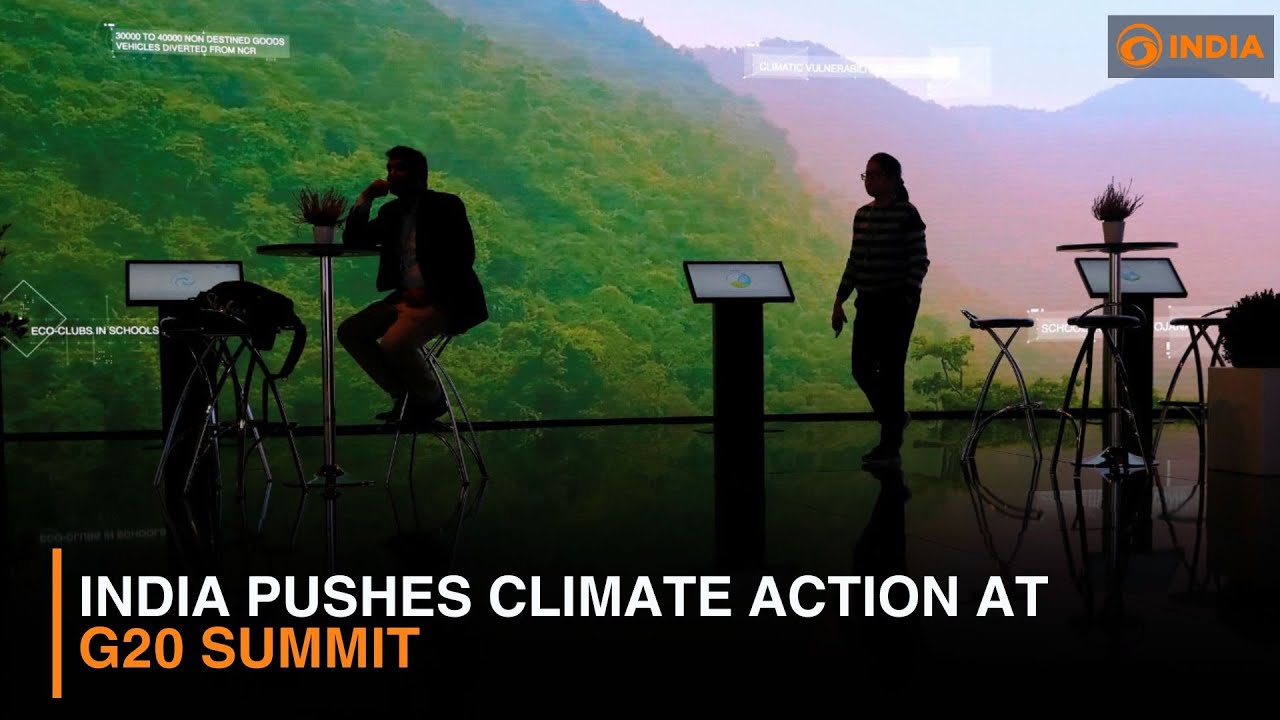 India Pushes Climate Action at G20 Summit | DD India