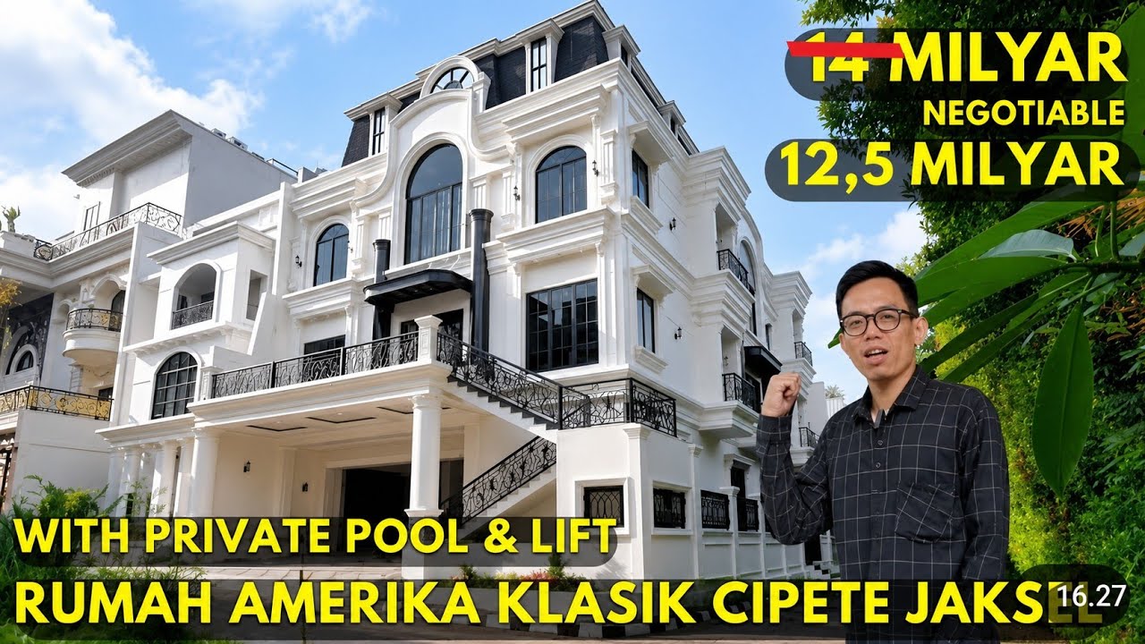 RUMAH MEWAH CIPETE JAKSEL | PRIVATE POOL & LIFT | DEKAT ANTASARI DAN AKSES TOL JORR SIMATUPANG