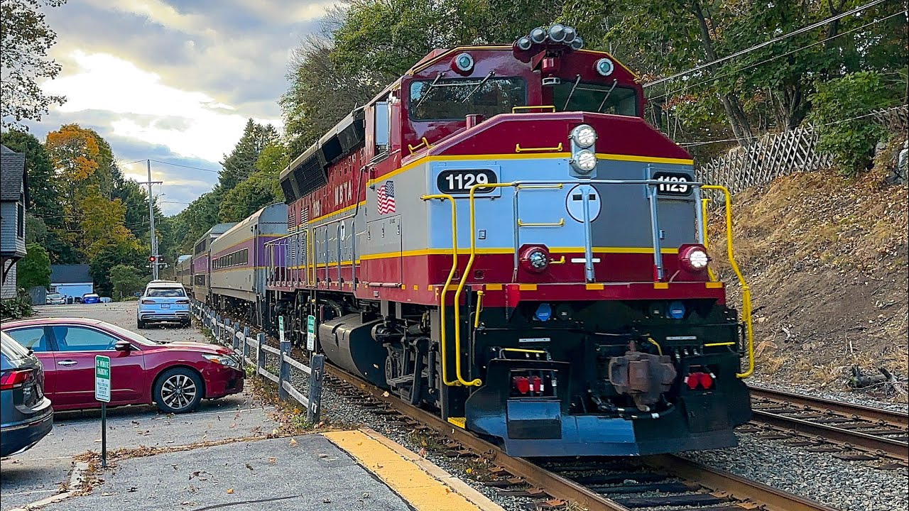 MBTA Commuter Rail on the Newburyport/Rockport Line - October 2024