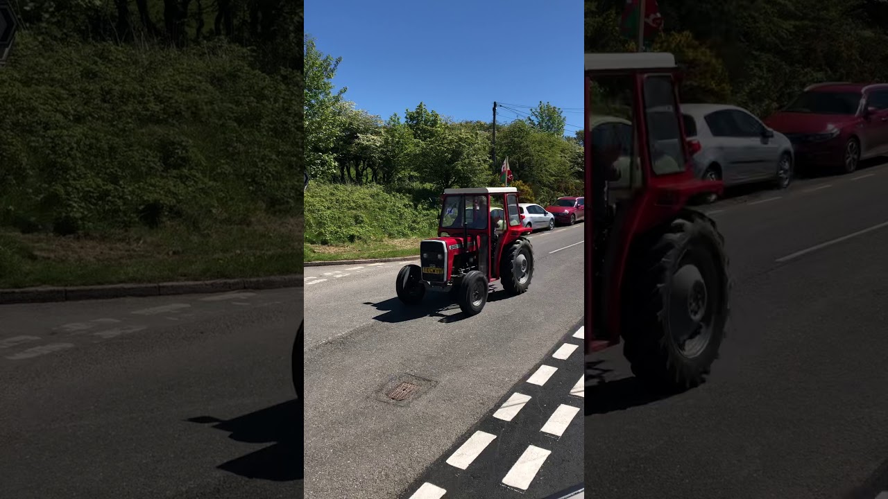 Taith tractor llangwyrfon 2019