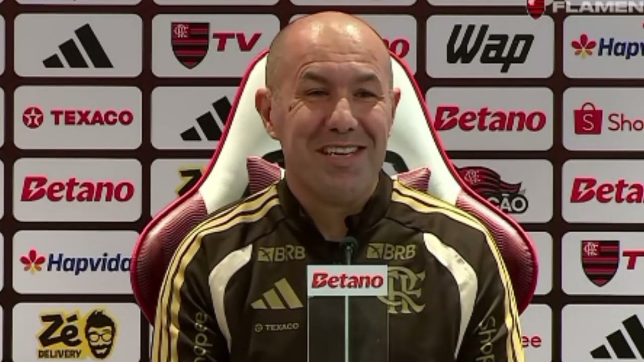 Primeira Coletiva de Léo Jardim Como técnico do Flamengo