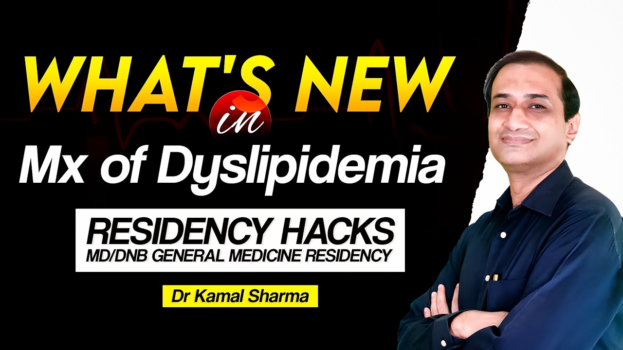 Dyslipidemia Management - What's Changed Recently ? by Dr Kamal Sharma