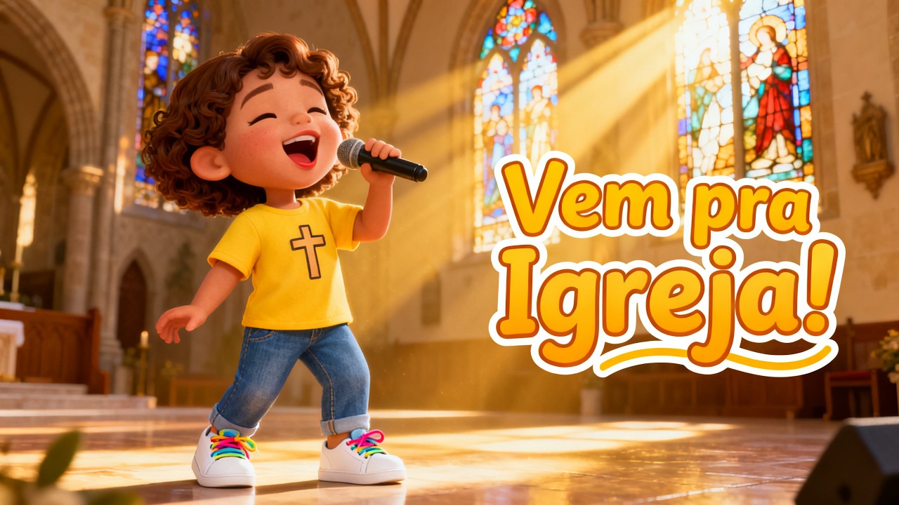 Vem pra Igreja  |  Música Cristã Infantil  |  Biblia Infantil Kids