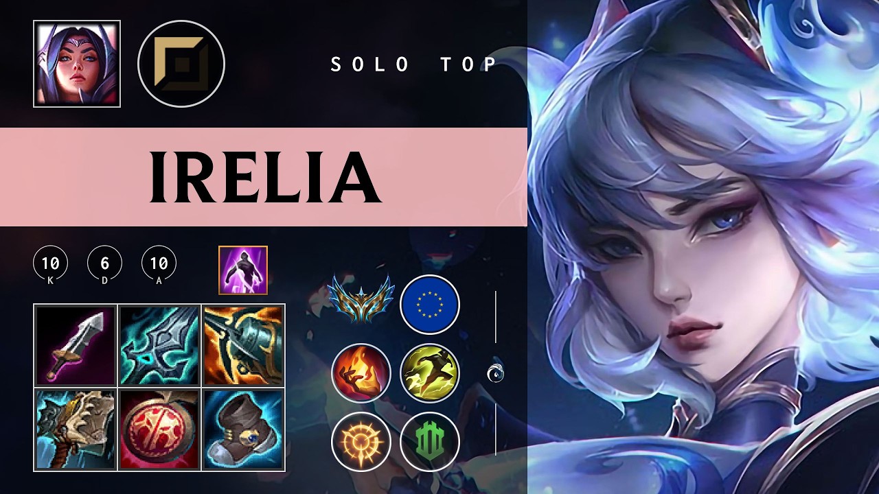 Irelia Top vs Vayne - EUW Challenger Patch 26.04
