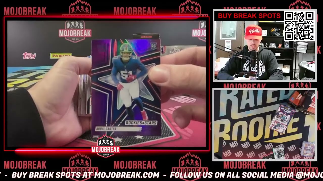 2026 Super Squares #16 - 2025 Panini Rookies & Stars Football Hobby 5 Box Pick Your Team - 01.30.26