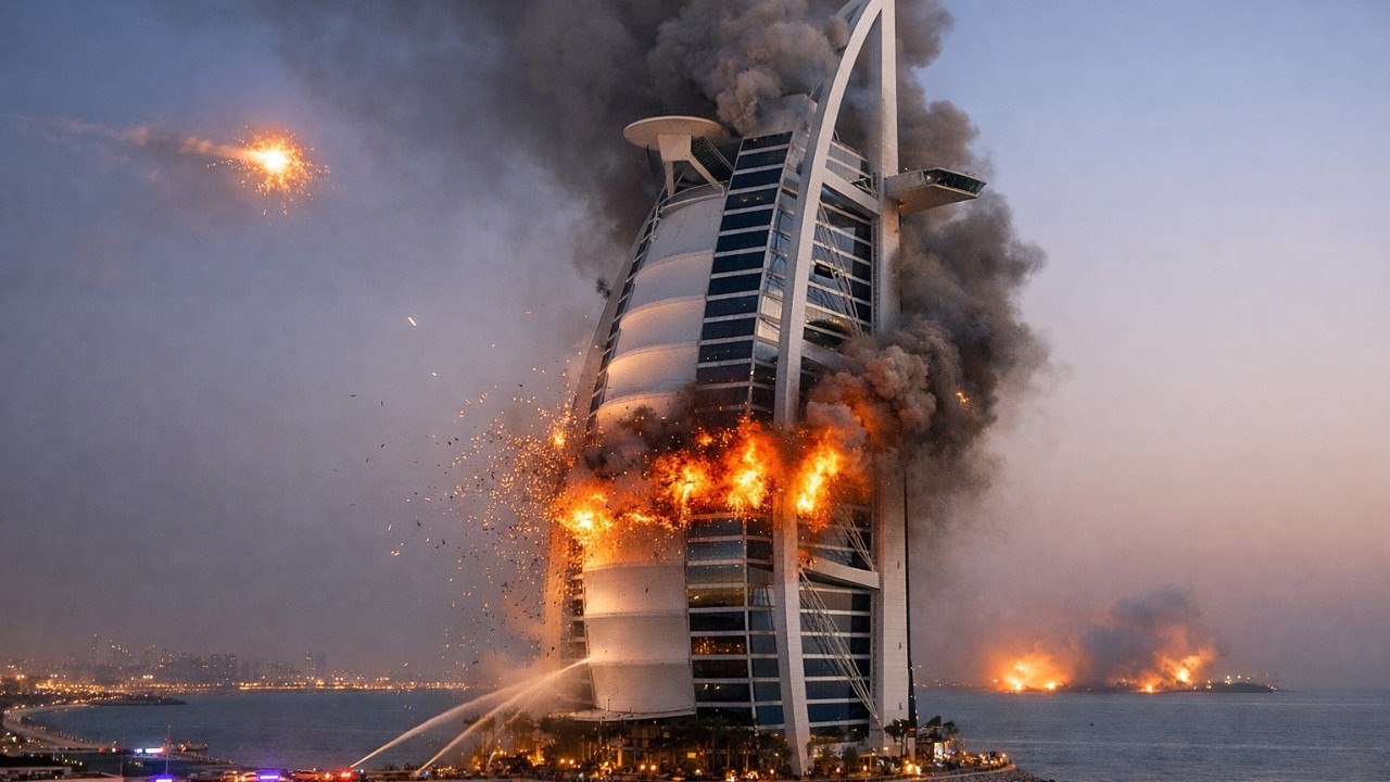 Video shokuese nga Dubai! Lindja e Mesme ne FLAKE! - Virtual Wars 2 mars | ABC News Albania