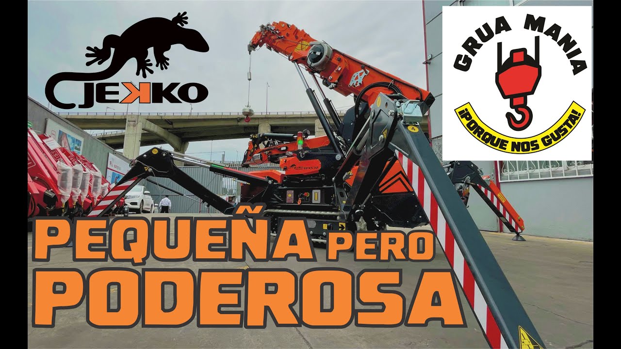 LA MINI GRUA ARAÑA MÁS VERSÁTIL // JEKKO SPX 532 // Grúa Manía Mx