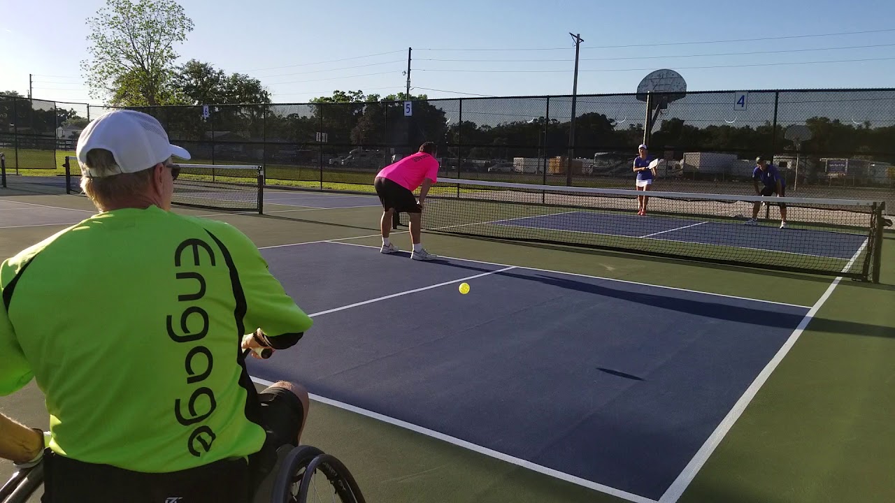 Michael O'Leary Wheelchair Pickleball, Game 1 of 5