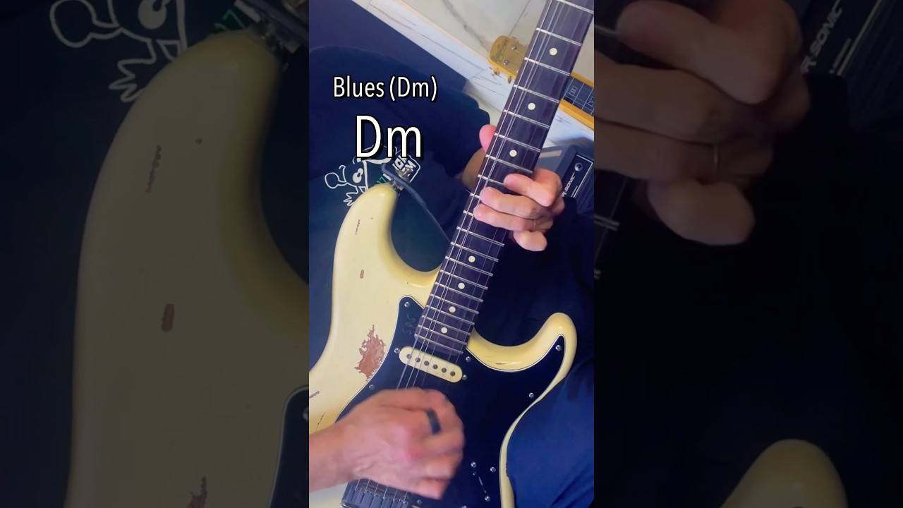 D minor Blues guitar licks 🎸