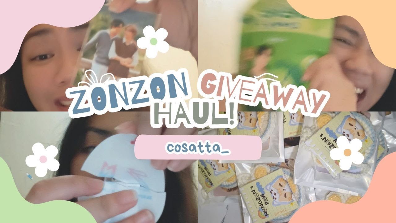 ZonZon Giveaway Haul! #zeenunew