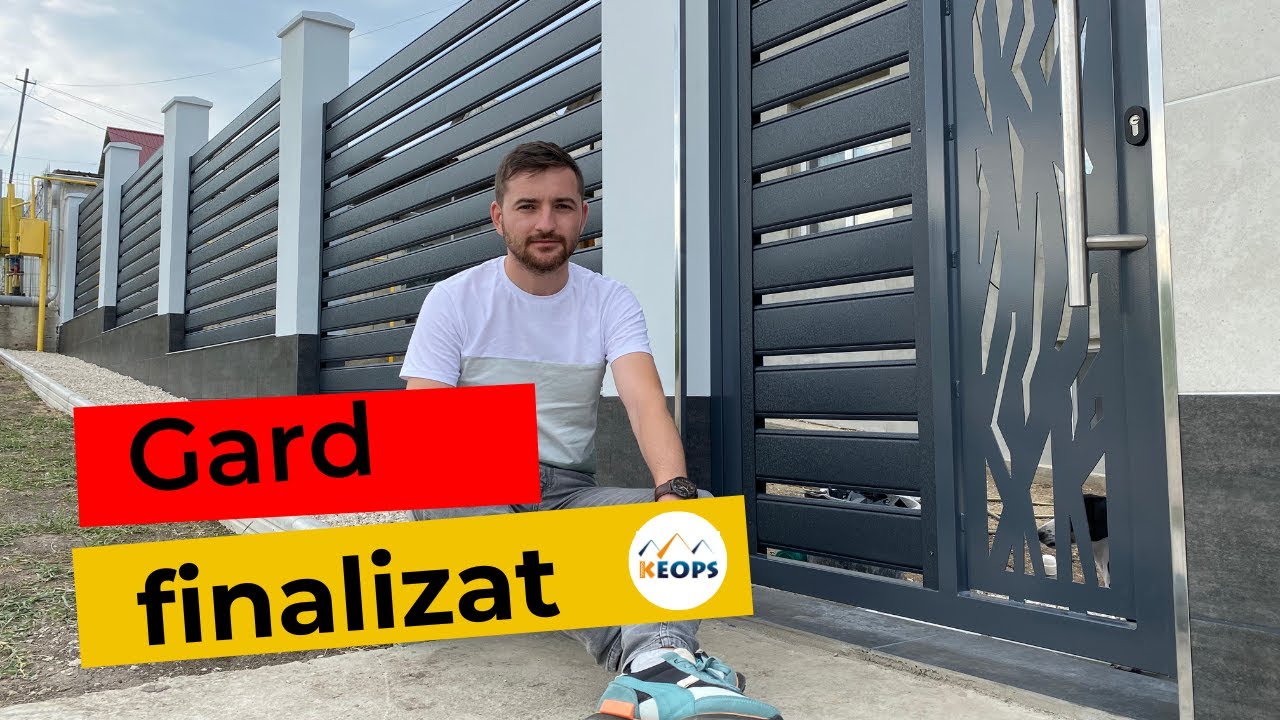 Vlog. Am executat Gard Orizont. Nou model de gard și de porți.