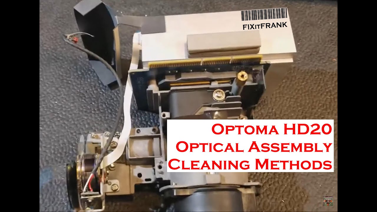 Optoma HD20 DLP Projector Optics Cleaning