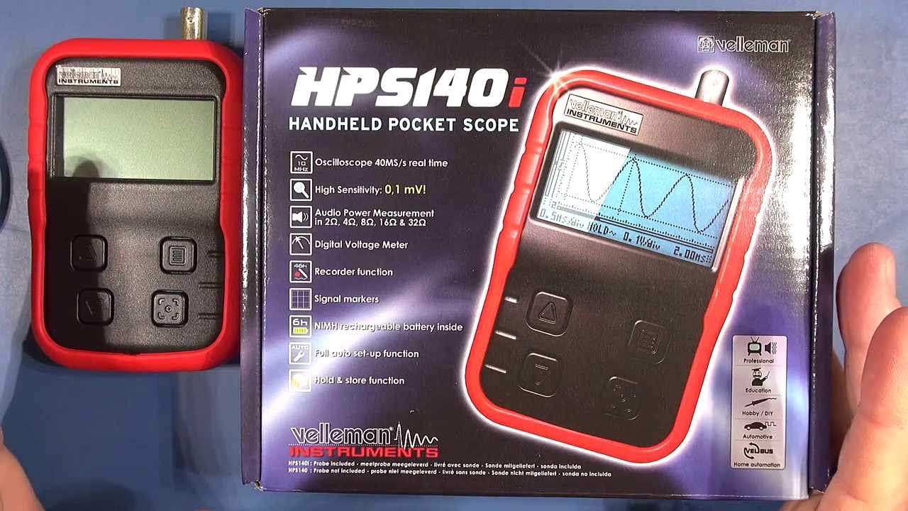 QTV #5 - Velleman HPS140i Portable Pocket Oscilloscope