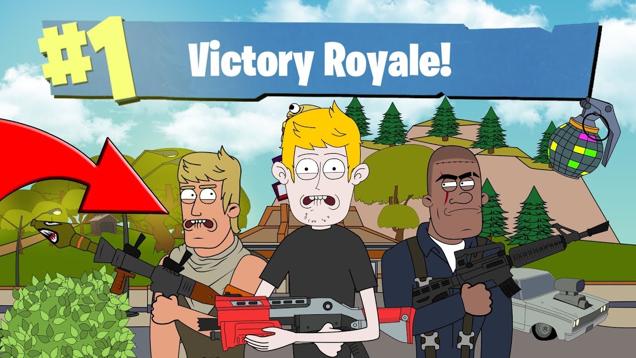 ВПЕРВЫЕ ИГРАЮ В: FORTNITE BATTLE ROYALE (АНИМИРОВАННАЯ ВЕРСИЯ)