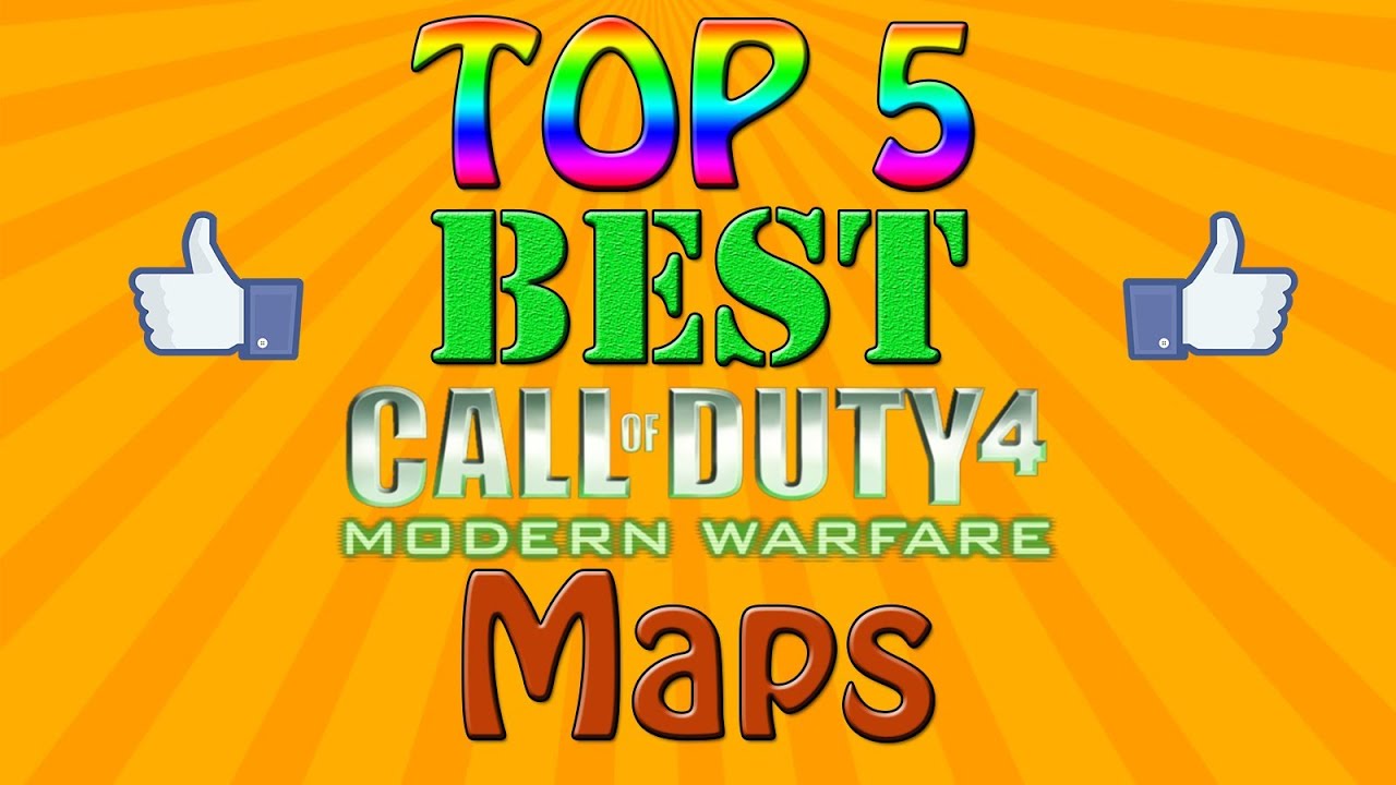 TOP 5 BEST COD4 maps! - Fan Favorite Call Of Duty 4: Modern Warfare maps!