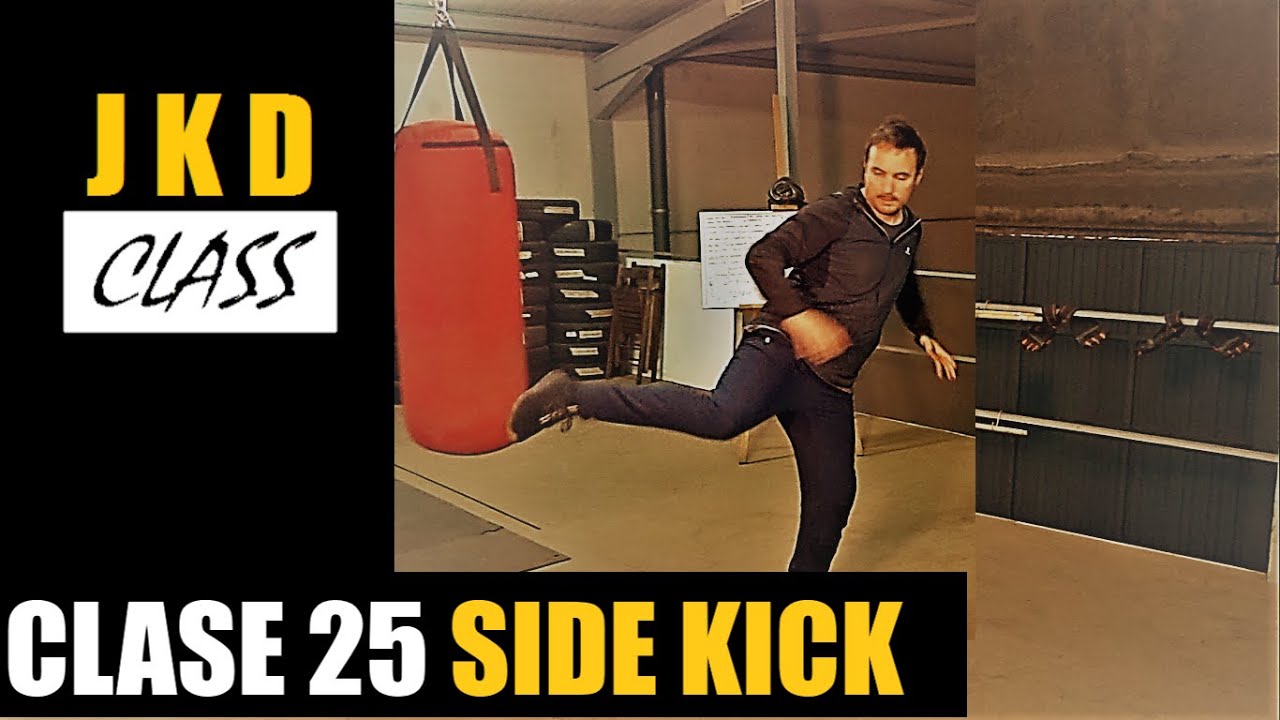 Jeet Kune Do - Clase 25 - Patada lateral (side kick)