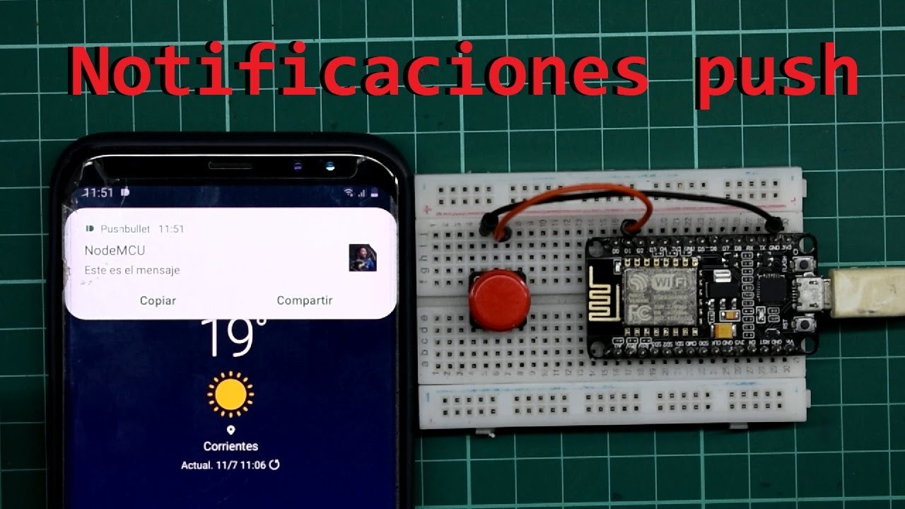 Envio de notificaciones push desde NodeMCU/ESP8266