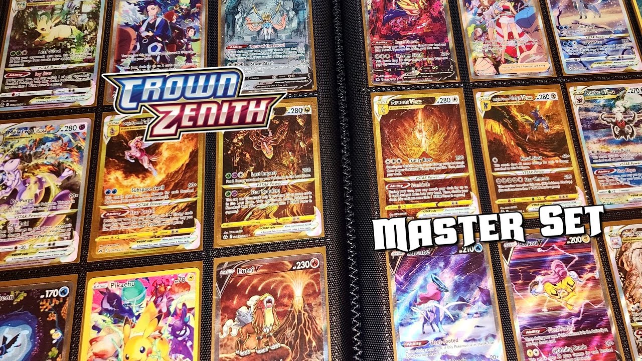 100% COMPLETE Crown Zenith MASTER SET!