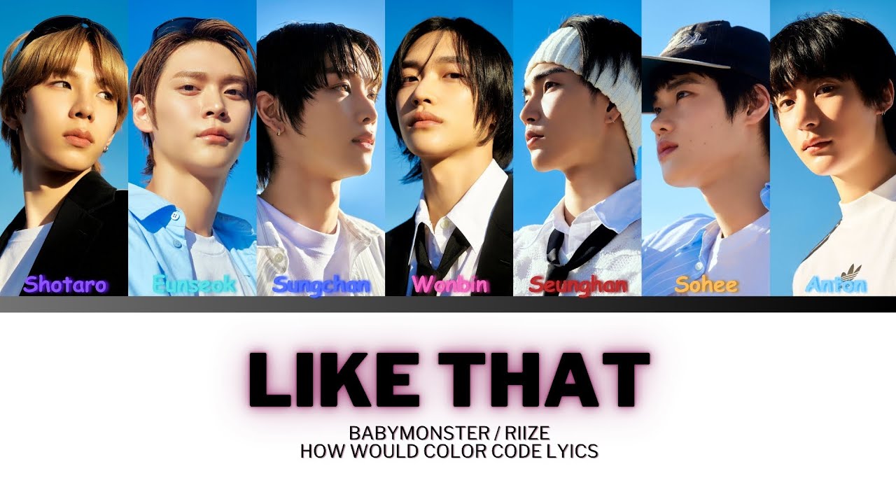 How would RIIZE sing Like That Babymonster (Male.ver)