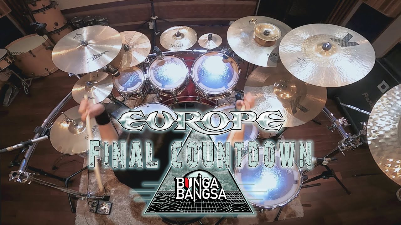Europe - The Final Countdown Drum Cover by Bunga Bangsa