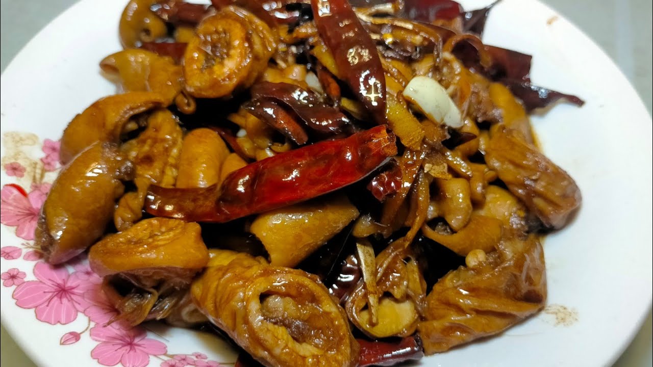 Usus Babi Tumis Cili Kering Chinese Style#Chinese cooking#Resepi