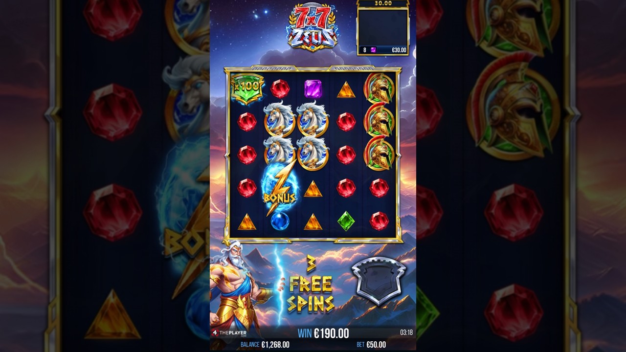 Insane 7x7 Zeus Hit! Massive x100 Drop 🔥