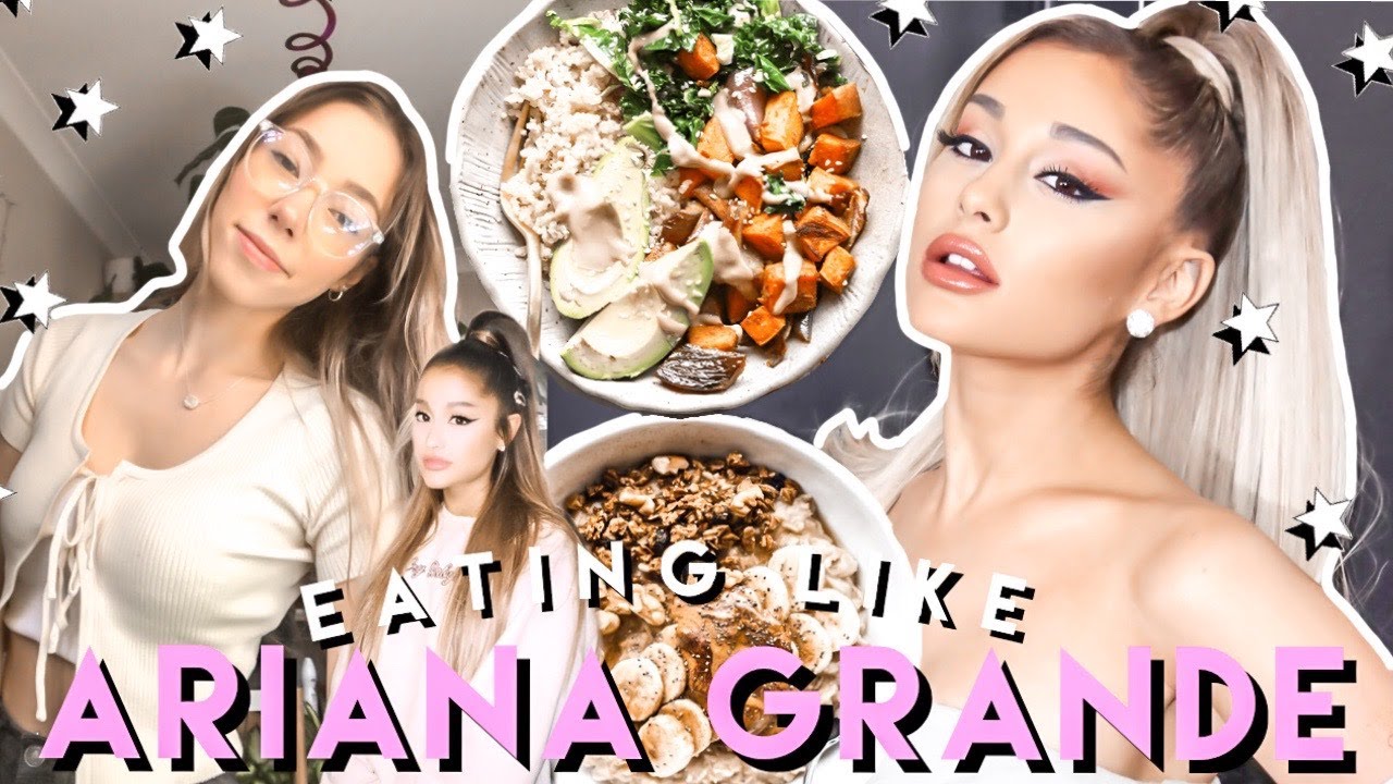 I Ate like Ariana Grande For 24 Hours // vegan food, workouts and more!