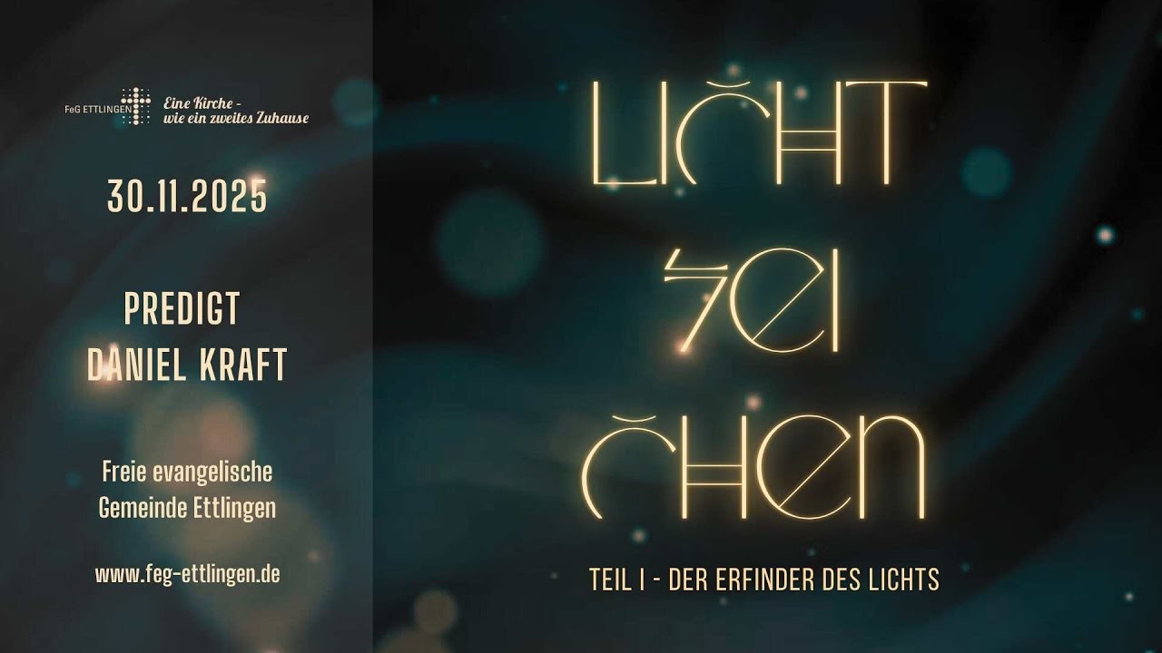 FeG Ettlingen 30. November 2025 - 10:00 Uhr - Livestream