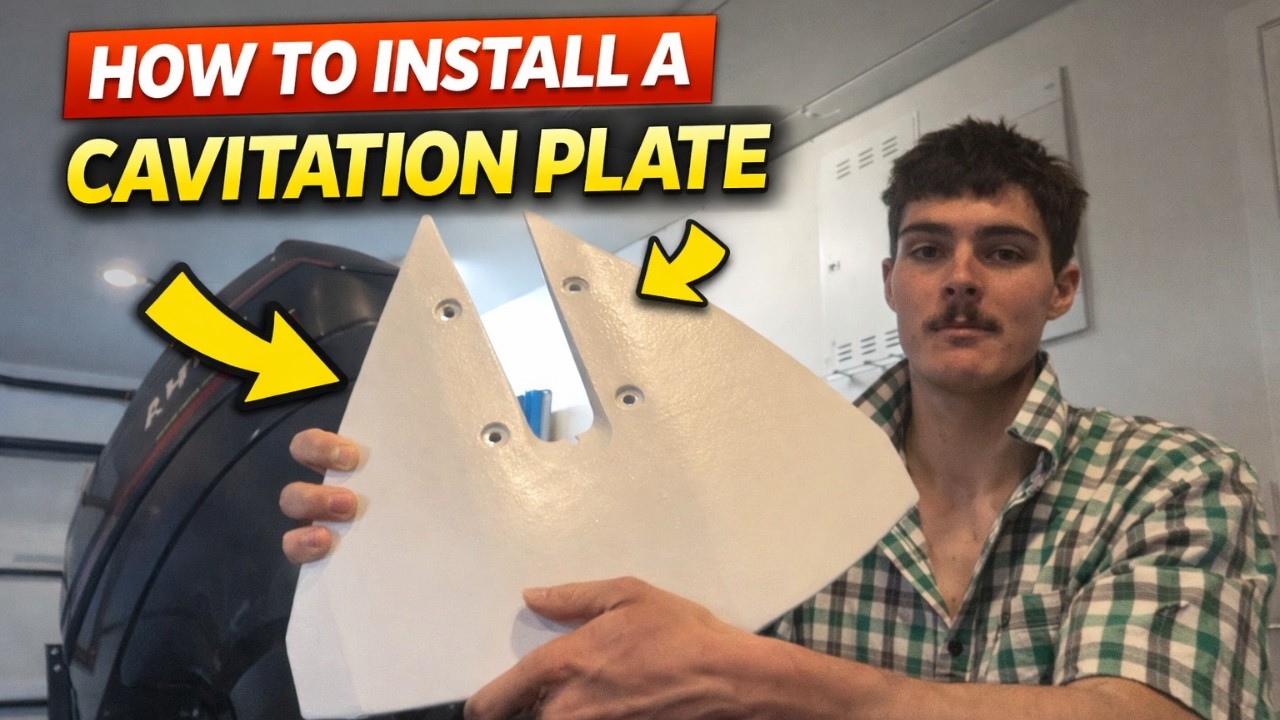 How To Install A Cavitation Plate On Your Outboard (Easy DIY)