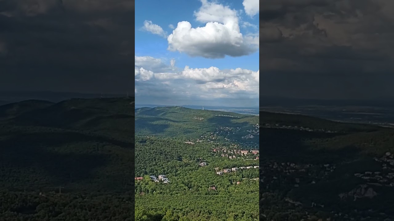View from Erzsebet Lookout Tower. Budapest