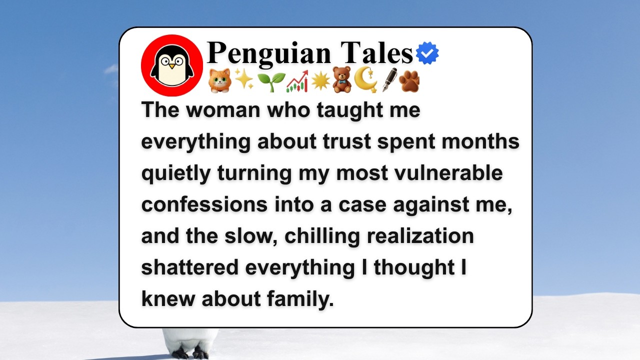 The woman who taught me everything about trust spent months quietly turning my most vulnerable.....