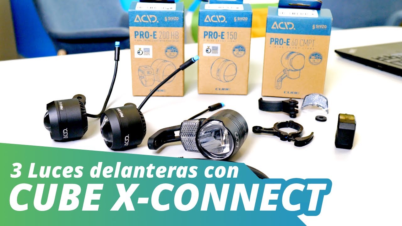 🤔 ACID E‑Bike Luz delantera para Cube X‑Connect — ¿Vale la pena? 👍👎| EBIKE24 en español