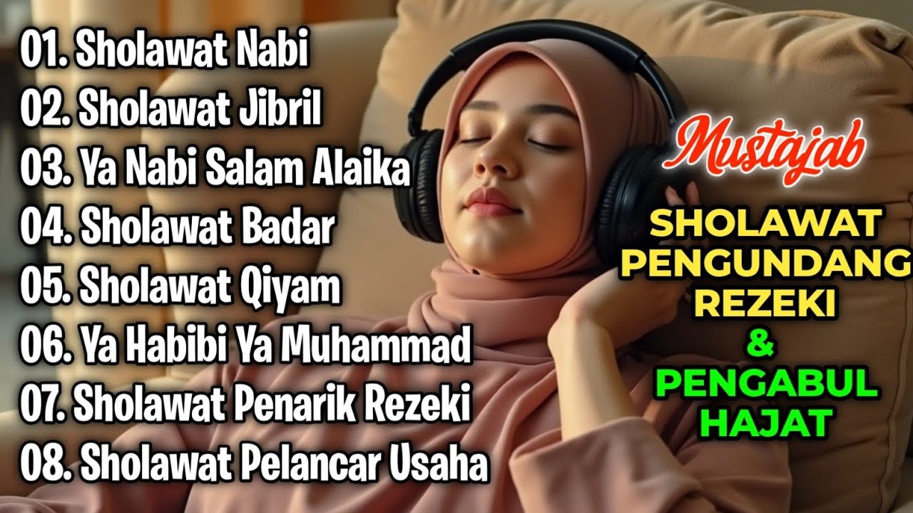 KUMPULAN SHOLAWAT VIRAL TERBARU 2025 | SHOLAWAT JIBRIL PEMBUKA REJEKI, SHOLAWAT BUSYRO, NARIYAH