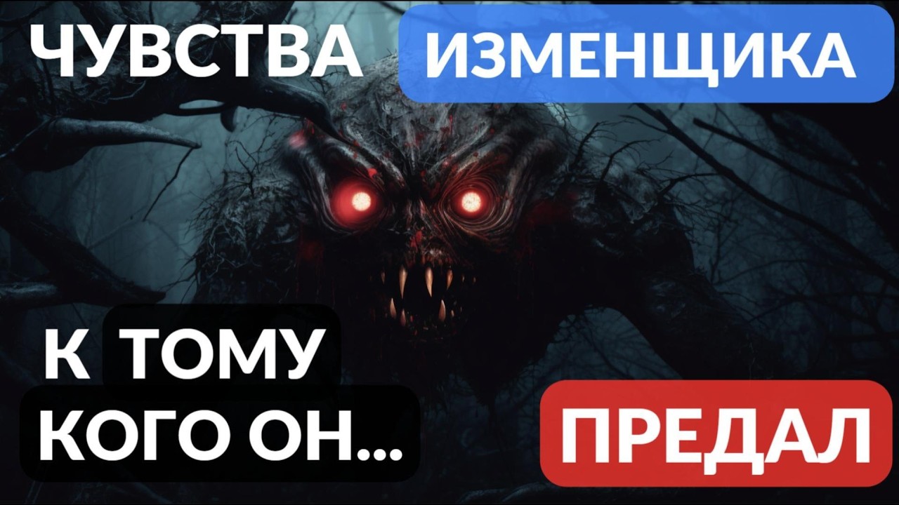 Чувства изменщика к тому, кого он предал