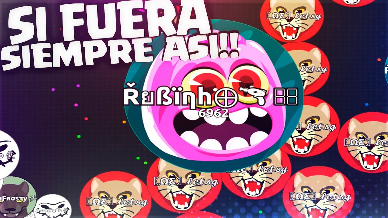 SI FUERA SIEMPRE AS&Iacute;!! | Agar.io | Rubinho vlc