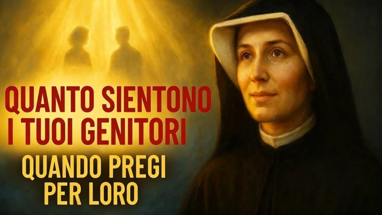 Cosa succede quando preghi per i tuoi genitori defunti? Santa Faustina rivelò una verità consolante