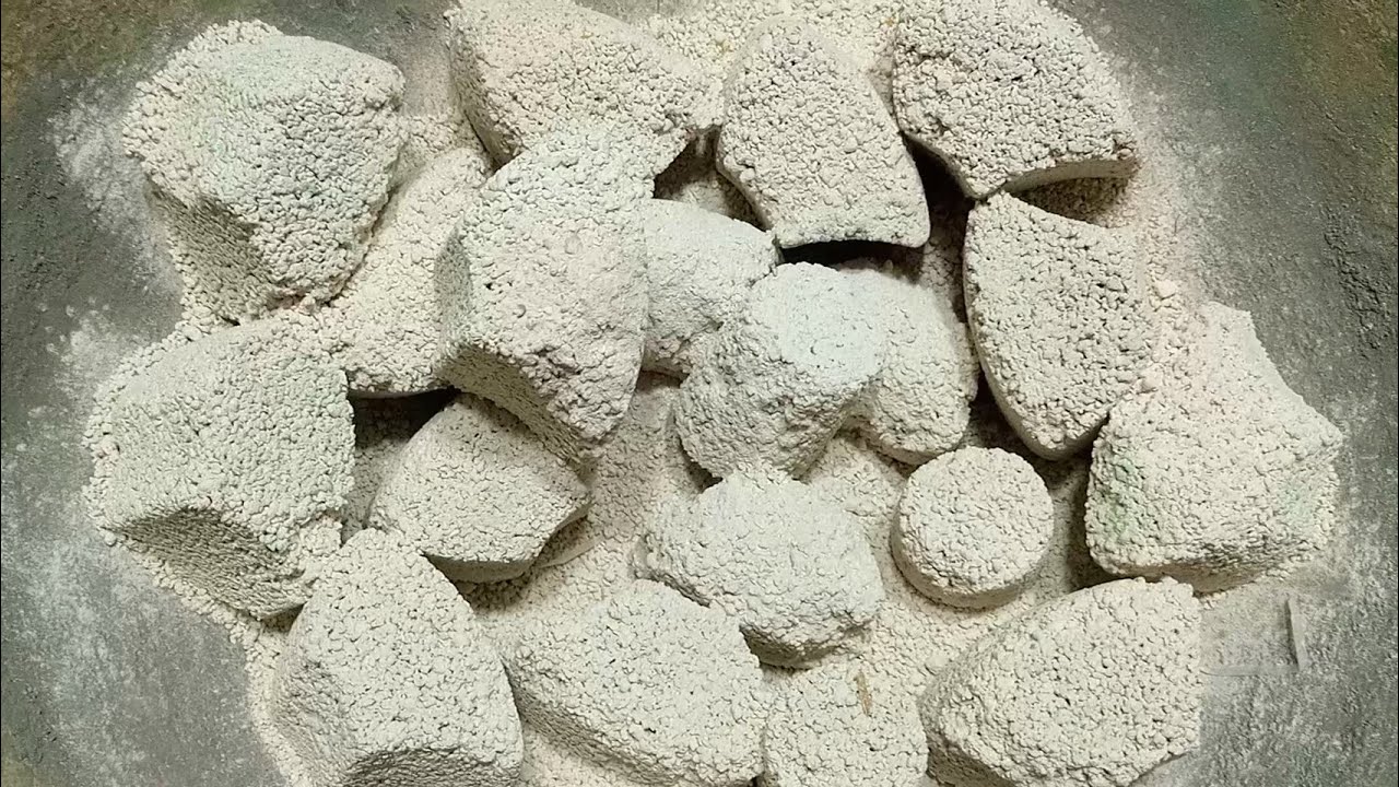 stoney chalk crunch😋 with pouring 🤗mixing😍