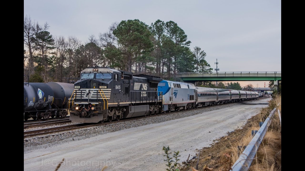February 2017 action around Petersburg, RVA, and Crewe: NS helping Amtrak, solo units, and more!