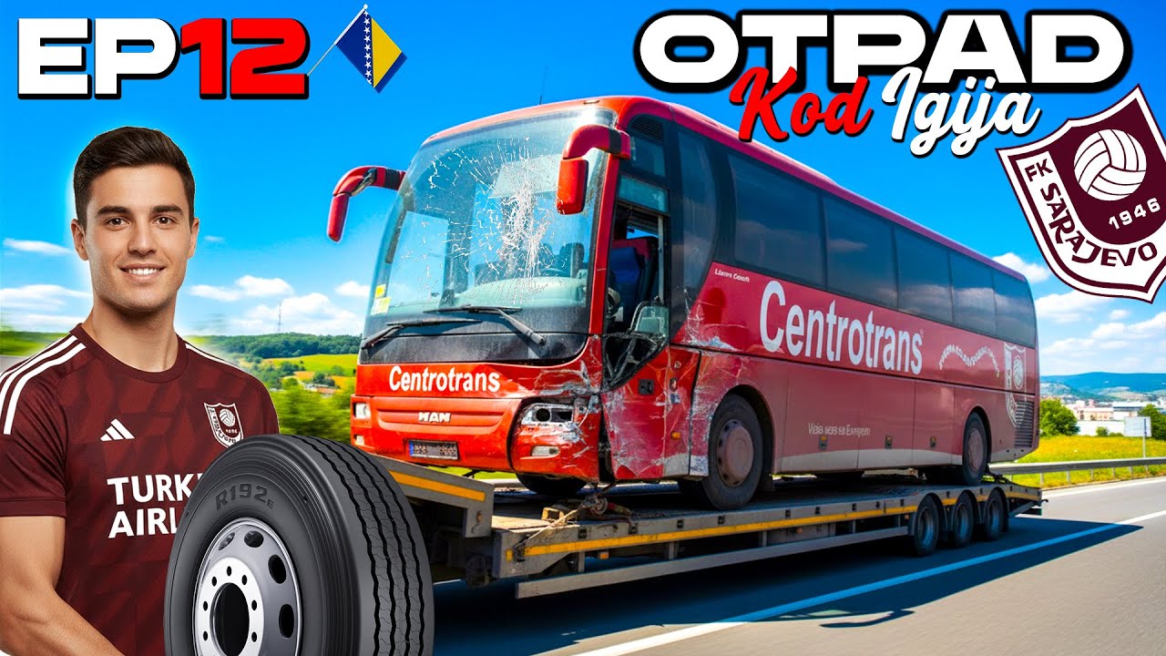 KAMIONOM IZVLAČIM NAPUŠTENI AUTOBUS FK SARAJEVA! *Otpad na selu* EP11