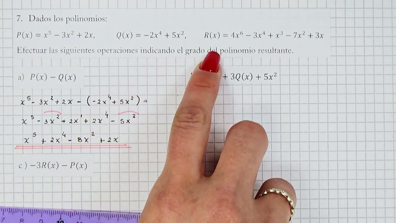 CÁLCULOS CON POLINOMIOS - Suma, resta y multiplicación - Cuadernillo UNS