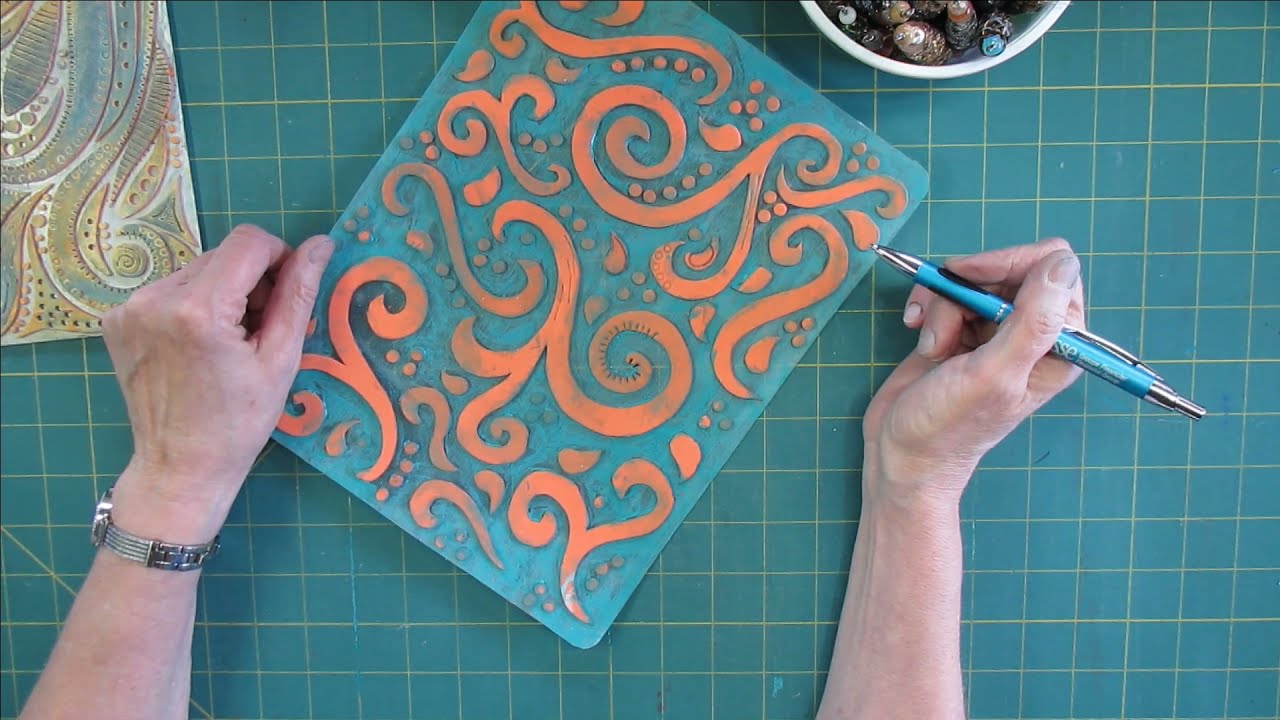 Making a Texture Plate for Use on the Gel Plate