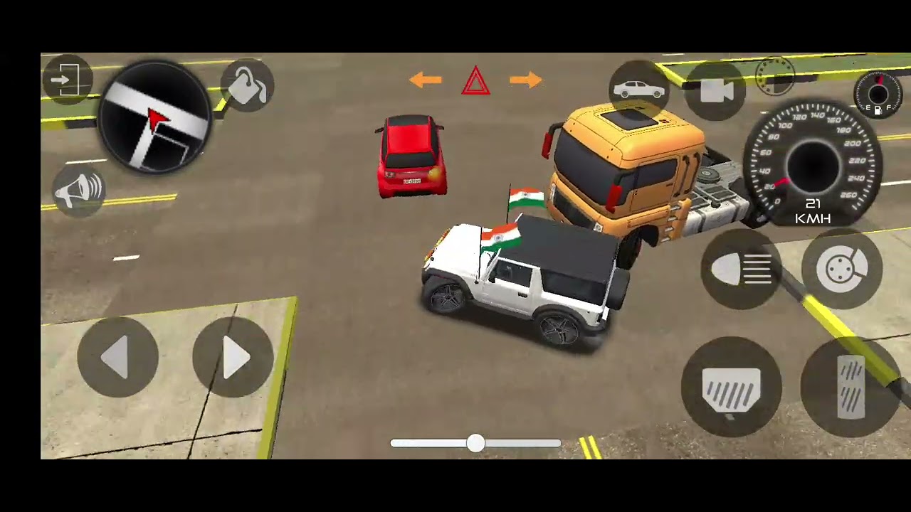 Thar game car racing game Thar ka chakka uthakar chalana aasan nahin Hai Thar game new car stuntgame