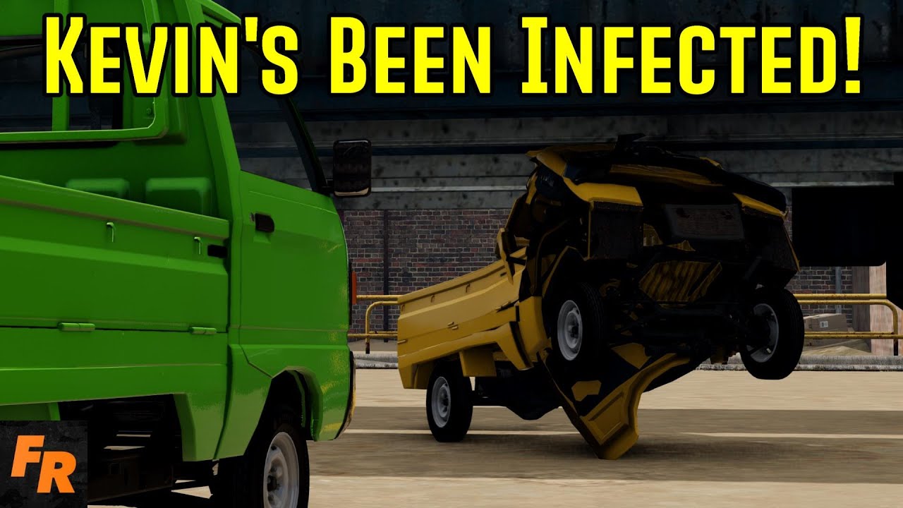 Kevin's Been Infected And Other Silliness On BeamNG Drive.