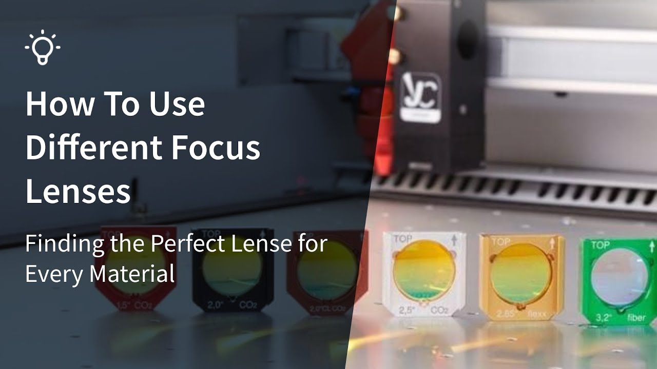 How To Use Different Focus Lenses - Finding the Perfect Lense for Every Material