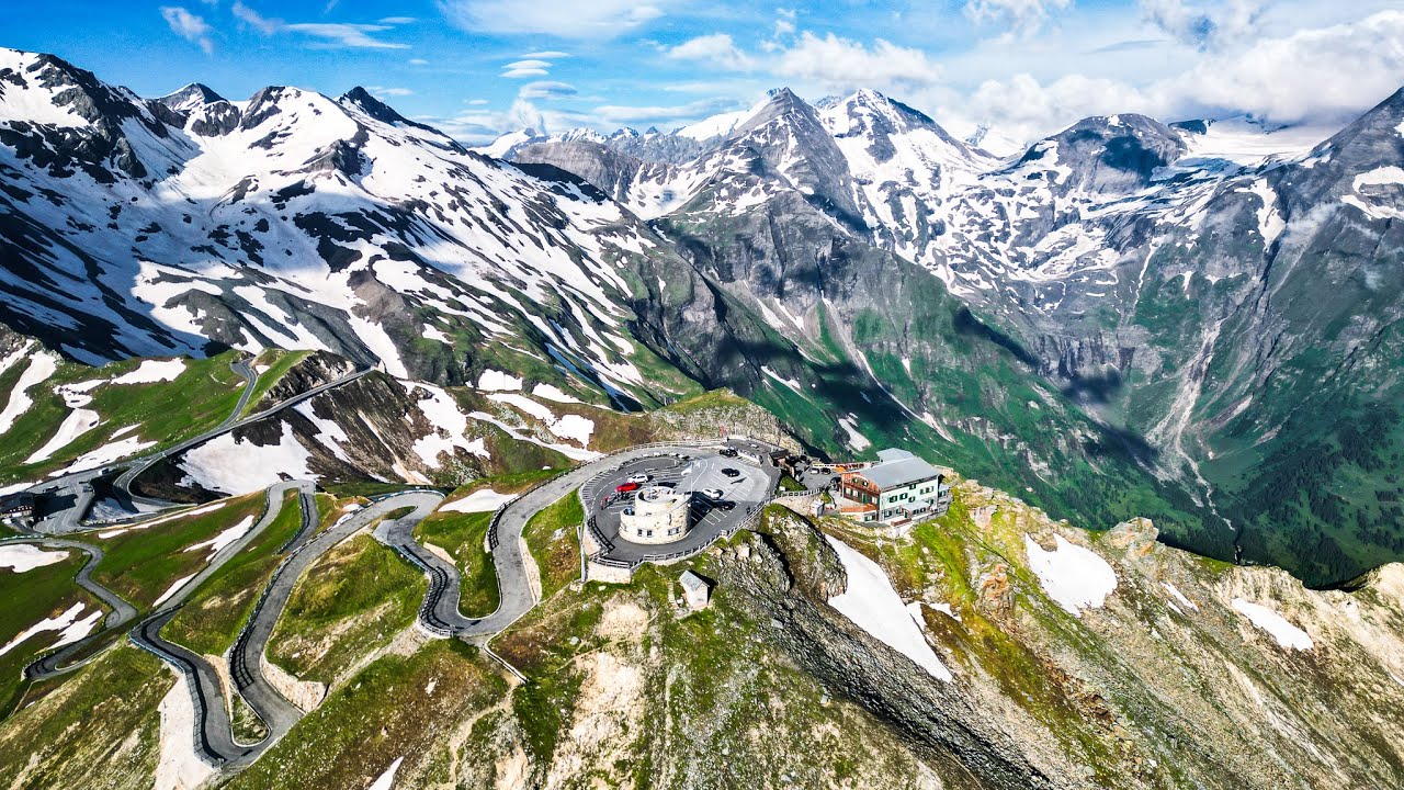 Edelweißspitze - Drumul Alpin Grossglockner - cel mai inalt drum de trecere montana din Austria