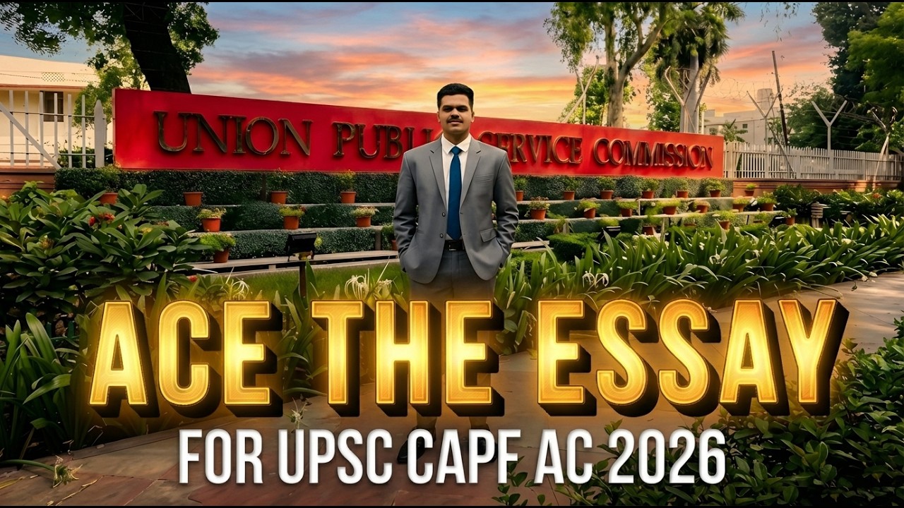 CAPF AC Essay Writing: How AIR 26 Cracked It (Complete Strategy)
