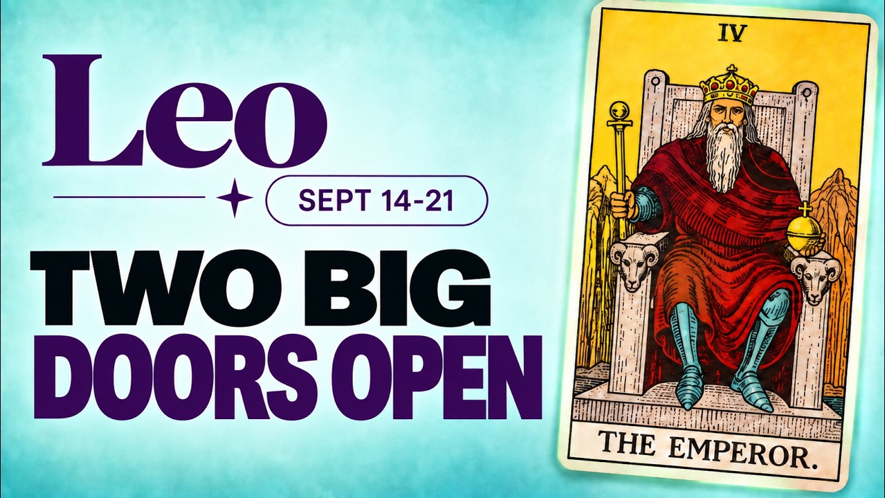 Leo Nothing Holds You Back And Two Big Changes Begin 🩵 Sept 14 to 21 Weekly Tarot